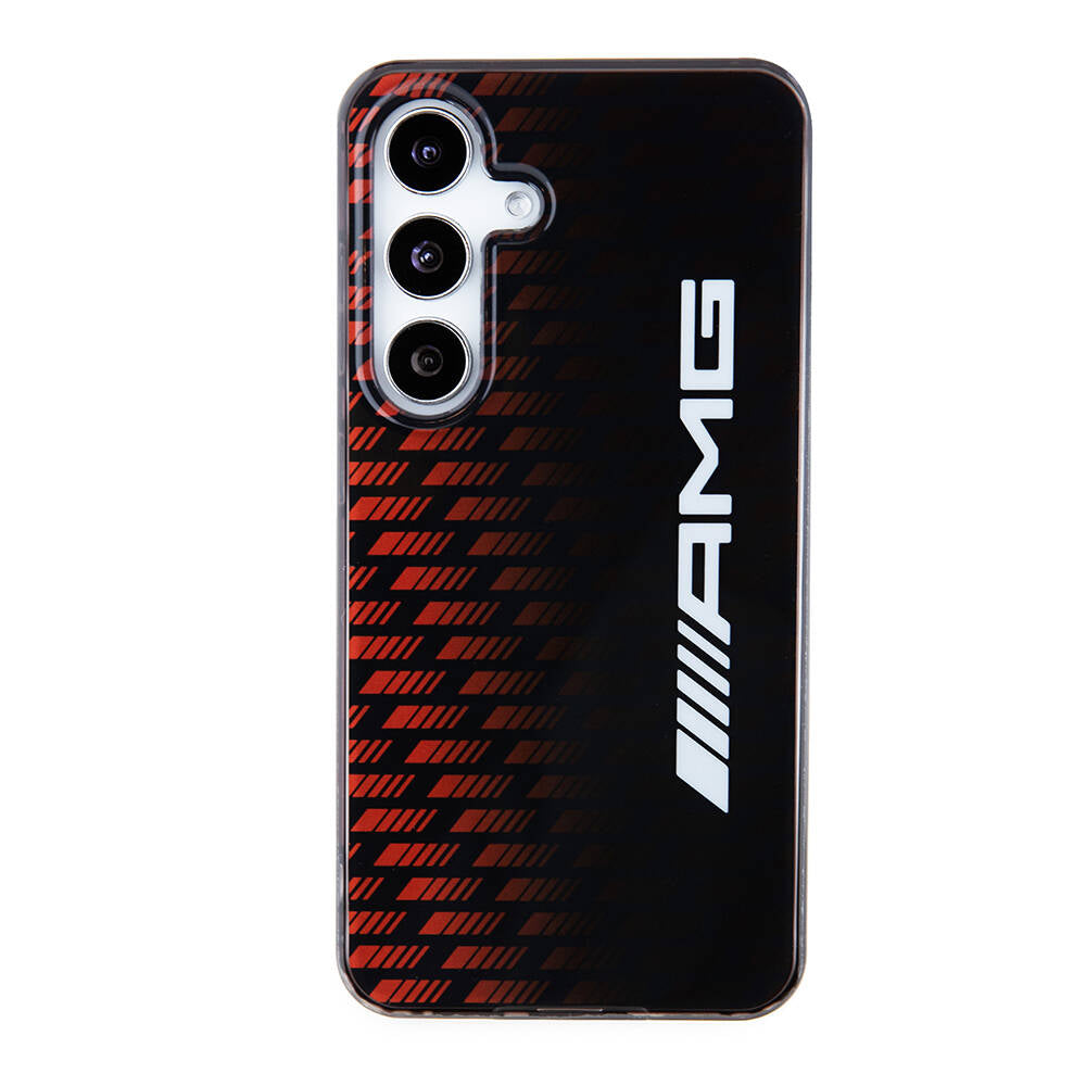 AMG Galaxy S24 Orjinal Lisanslı Çift Katmanlı Büyük Logolu Dörtgen Şerit Desenli Kılıf AMG Galaxy S24 Orjinal Lisanslı Çift Katmanlı Büyük Logolu Dörtgen Şerit Desenli Kılıf